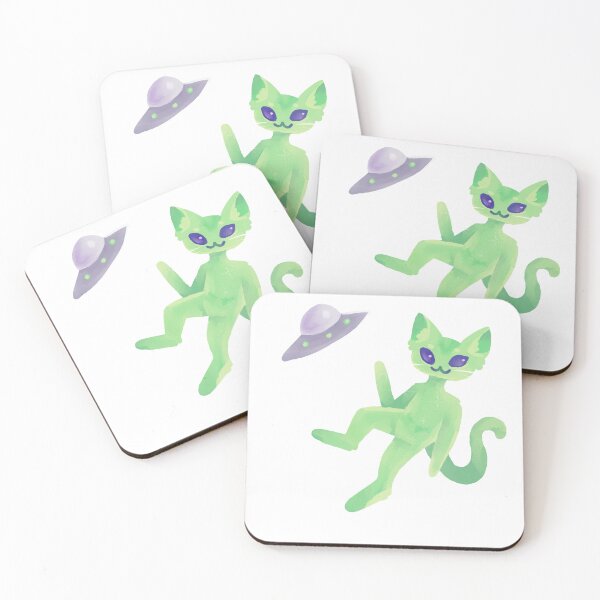 Item preview, alien cat- no background designed and sold by art-with-tree.