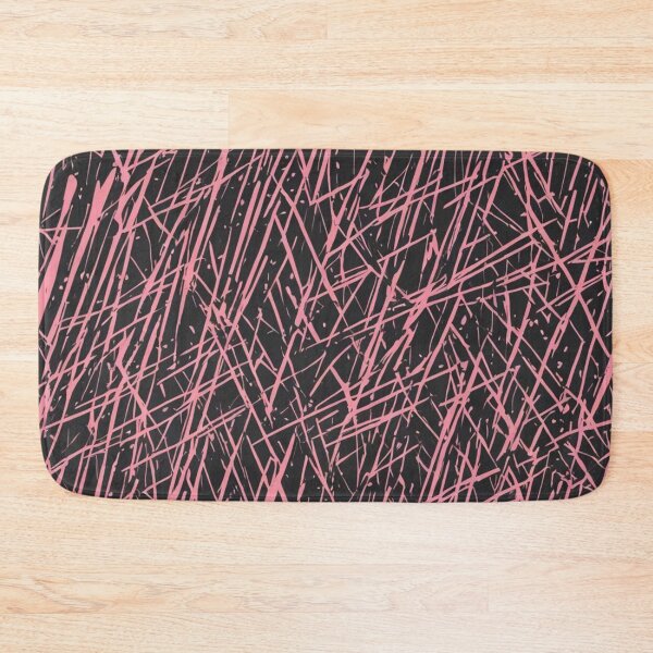 Item preview, Abstract Black and Pink Streaks Pattern designed and sold by calibrit.
