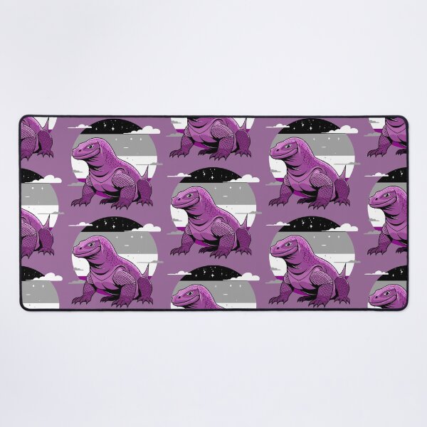 Item preview, Asexual Pride Komodo Dragon designed and sold by Ghost on Toast.