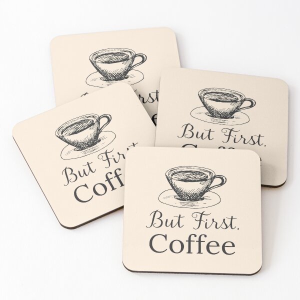 Item preview, Funny Coffee Quote Handdrawn illustration designed and sold by Nature Hues.
