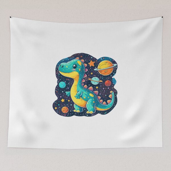 Item preview, The Cutest Dinosaur in Space he's an astronaut Dino! designed and sold by HandCraftedArt.
