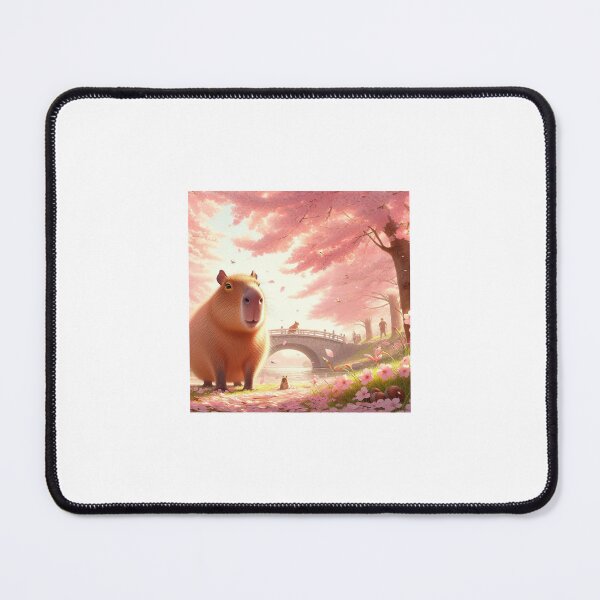 Item preview, Capybara and Cheery Blossom-Series1-4 designed and sold by Capybara Art Lover.