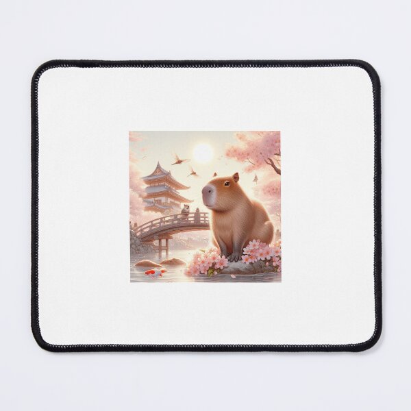 Item preview, Capybara and Cheery Blossom-Series1-5 designed and sold by Capybara Art Lover.