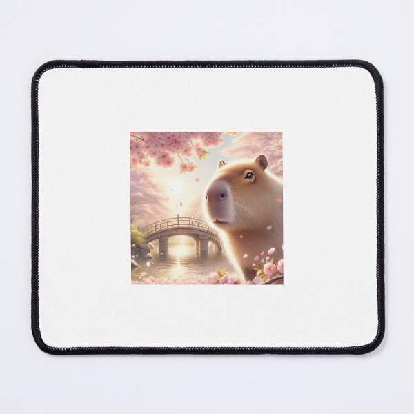 Item preview, Capybara and Cheery Blossom-Series1-8 designed and sold by Capybara Art Lover.