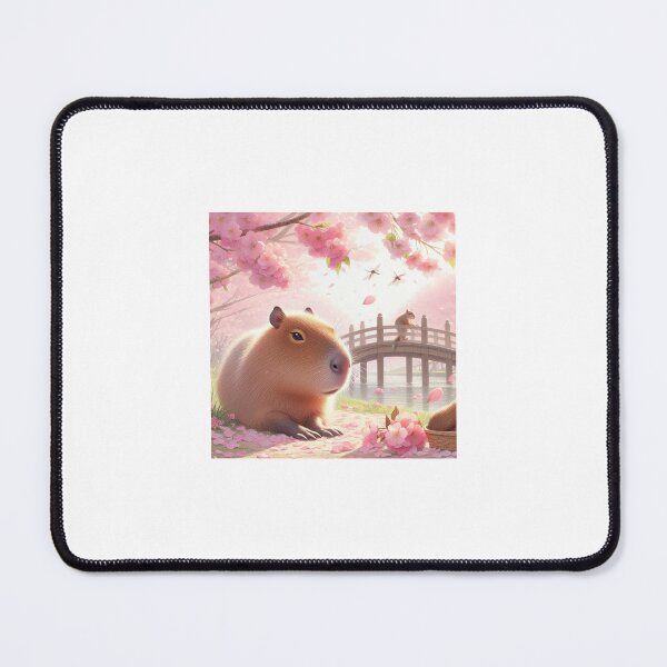 Item preview, Capybara and Cheery Blossom-Series1-9 designed and sold by Capybara Art Lover.