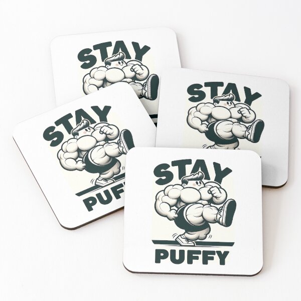 Item preview, Buff Marshmallow: Flex Your Fluffiness Stay Puffy designed and sold by NovaGenArt.