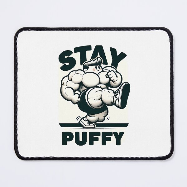 Item preview, Buff Marshmallow: Flex Your Fluffiness Stay Puffy designed and sold by NovaGenArt.