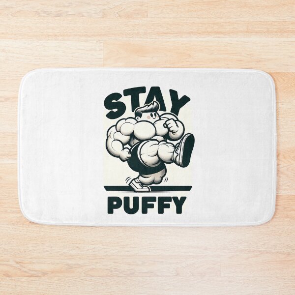 Item preview, Buff Marshmallow: Flex Your Fluffiness Stay Puffy designed and sold by NovaGenArt.