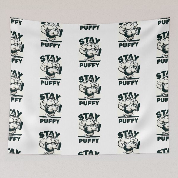 Item preview, Buff Marshmallow: Flex Your Fluffiness Stay Puffy designed and sold by NovaGenArt.