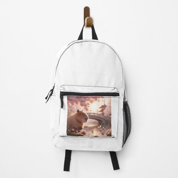 Item preview, Capybara and Cheery Blossom-Series1-11 designed and sold by Capybara Art Lover.