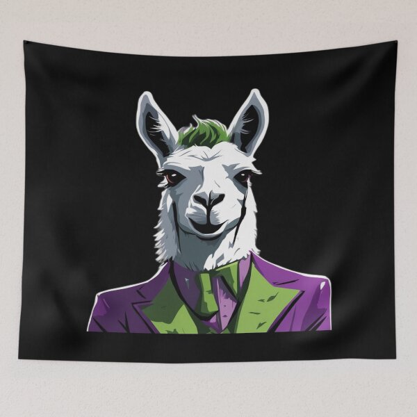 Item preview, Joker The Llama designed and sold by Midnight Veil Designs.