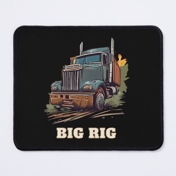 Item preview, Big Rig Trucking Art designed and sold by Obsidian Ink by Wilshire.