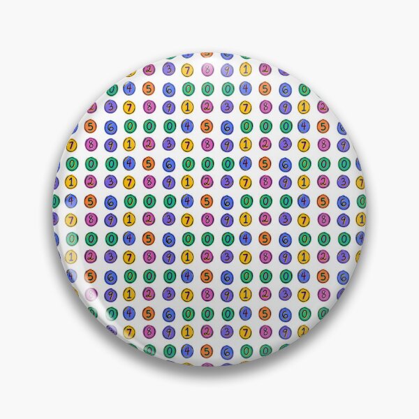 Item preview, number stickers in colorful circles designed and sold by Numbers-Art.