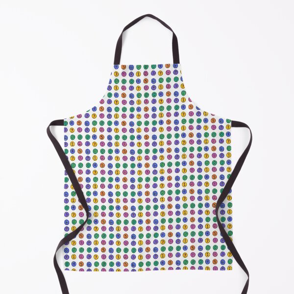 Item preview, number stickers in colorful circles designed and sold by Numbers-Art.