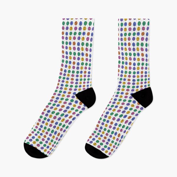Item preview, number stickers in colorful circles designed and sold by Numbers-Art.