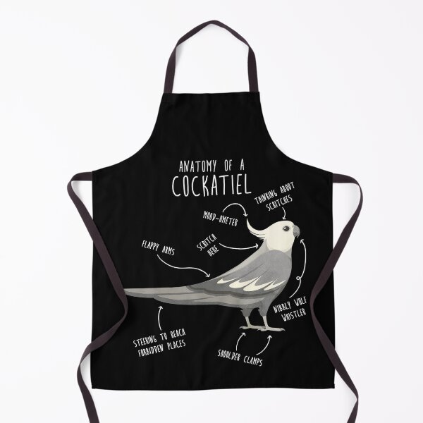 Item preview, Whiteface Cockatiel Anatomy designed and sold by Clara Hollins.