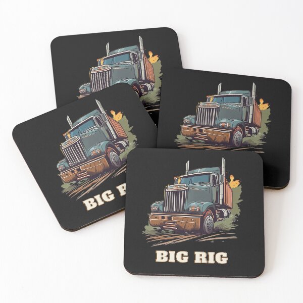 Item preview, Big Rig Trucking Art designed and sold by Obsidian Ink by Wilshire.