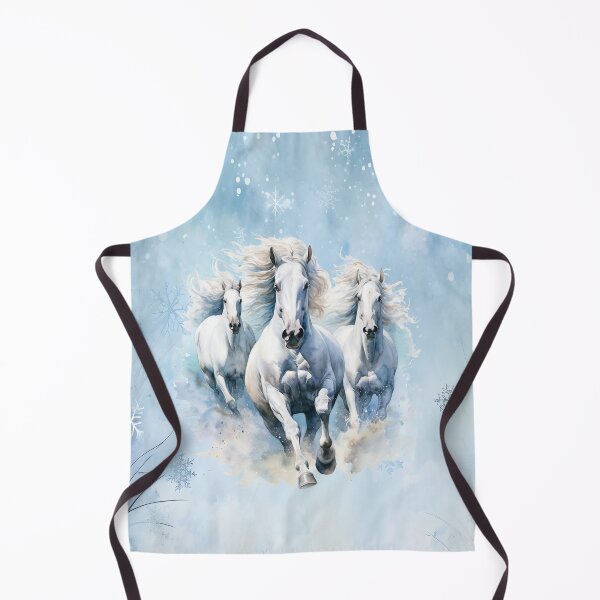 Item preview, White Horses in a Snowstorm: Galloping White Majesty designed and sold by MysticOzzy.