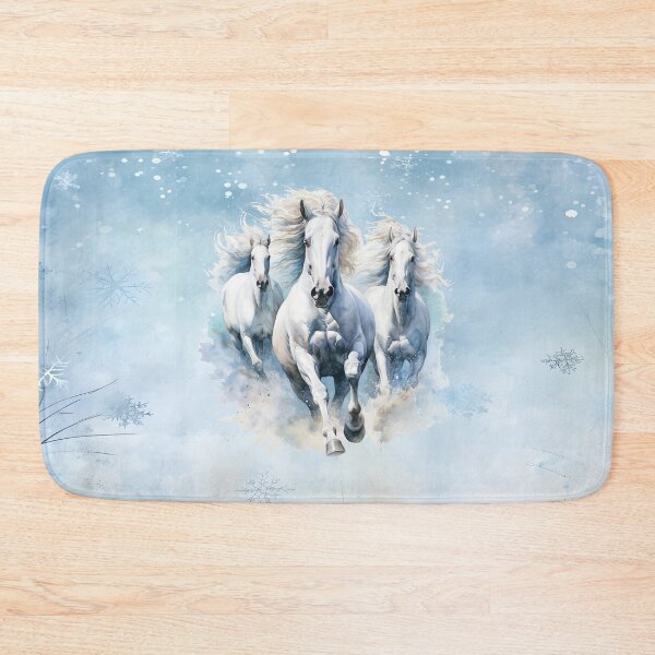 Item preview, White Horses in a Snowstorm: Galloping White Majesty designed and sold by MysticOzzy.