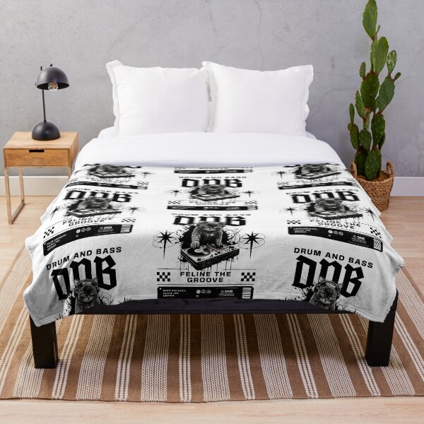 Item preview, DNB - Cat Dj Feline The Groove (black/cat c)  designed and sold by Discothreadz.