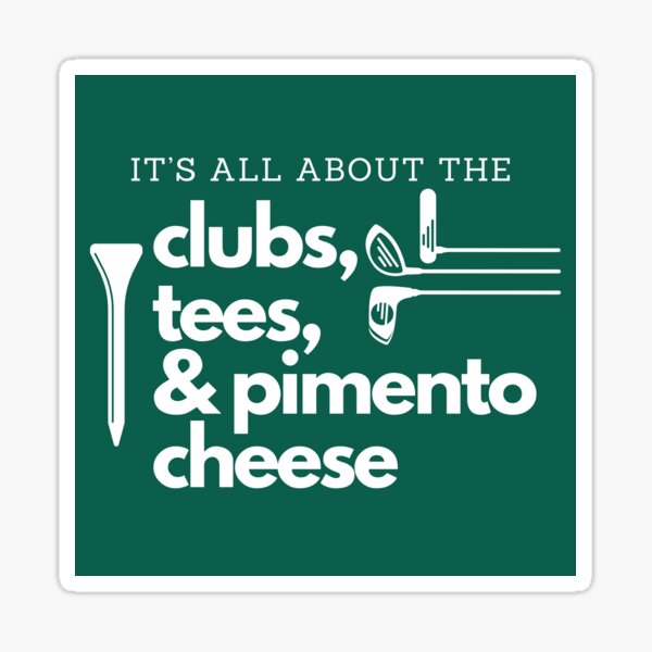 Item preview, Augusta Golf Tournament Pimento Cheese Sandwich (Green) designed and sold by BlakeleyB.