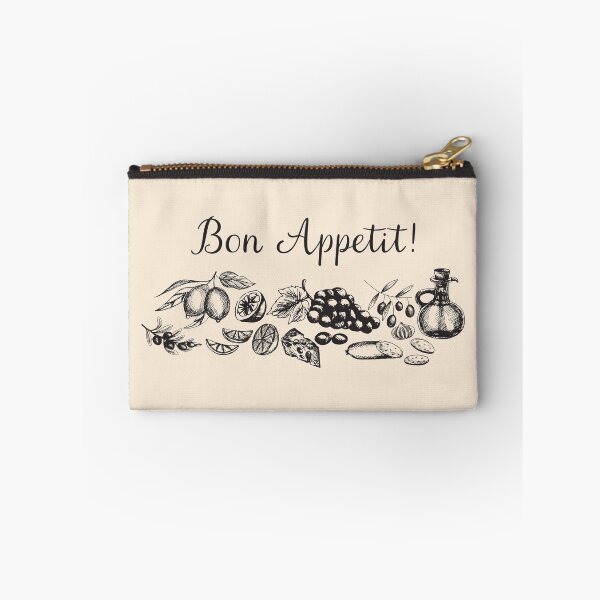 Item preview, Food and Fruit Sketches Bon Appetit Quote designed and sold by Nature Hues.
