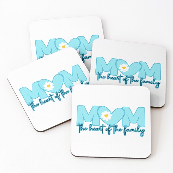 Item preview, Mom the heart of the family with heart daisy flower: Perfect gift to show your Mom how much they are loved. designed and sold by JoyOfHopeStore.