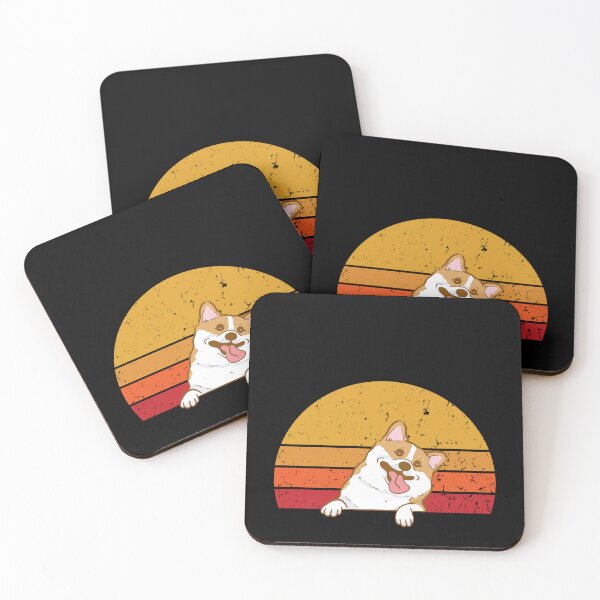 Item preview, Peeking Corgi Sunset designed and sold by AussieWonders.