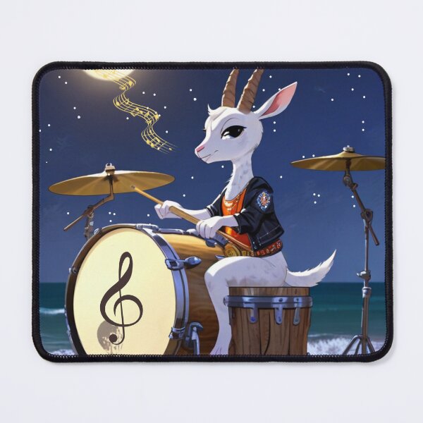 Item preview, White threshing gazelle under the stars designed and sold by Artbellachi.