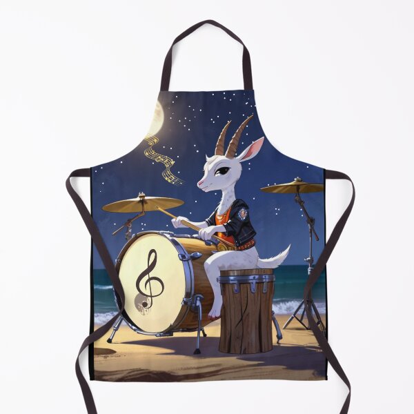 Item preview, White threshing gazelle under the stars designed and sold by Artbellachi.
