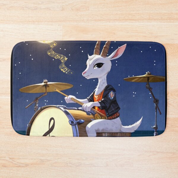 Item preview, White threshing gazelle under the stars designed and sold by Artbellachi.
