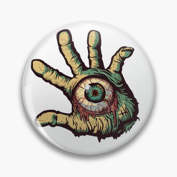 Item preview, EYE in Hand - Zombie Sticker - Skateboard  designed and sold by lapart.