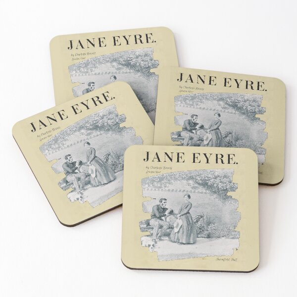 Artikelvorschau, Charlotte Brontë Jane Eyre Thornfield Hall (1847) | Englischer Romanbuch-Kunstdruck aus dem 19. Jahrhundert entworfen und verkauft von CanvasThread.