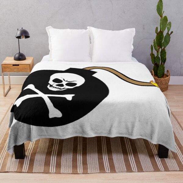 Item preview, Skull Bomb Jolly Roger designed and sold by MurpheusTech.