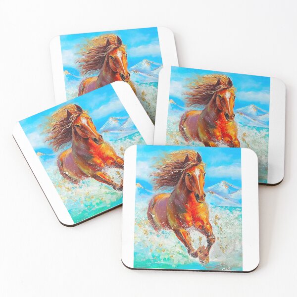 Item preview, Horse in Issyk-kul designed and sold by mazitovaart8.