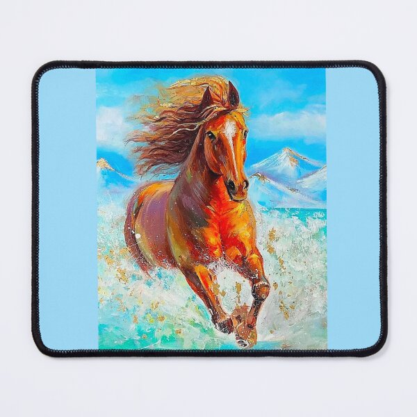 Item preview, Horse in Issyk-kul designed and sold by mazitovaart8.