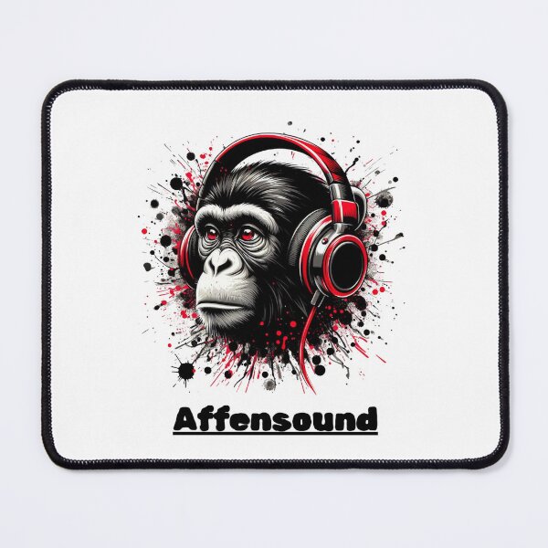 Item preview, Monkey head with headphones - monkey sound designed and sold by danny-Dsign.