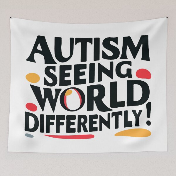 Item preview, AUTISM SEEING THE WORLD DIFFERENTLY: Embracing Neurodiversity designed and sold by SplashTastic.
