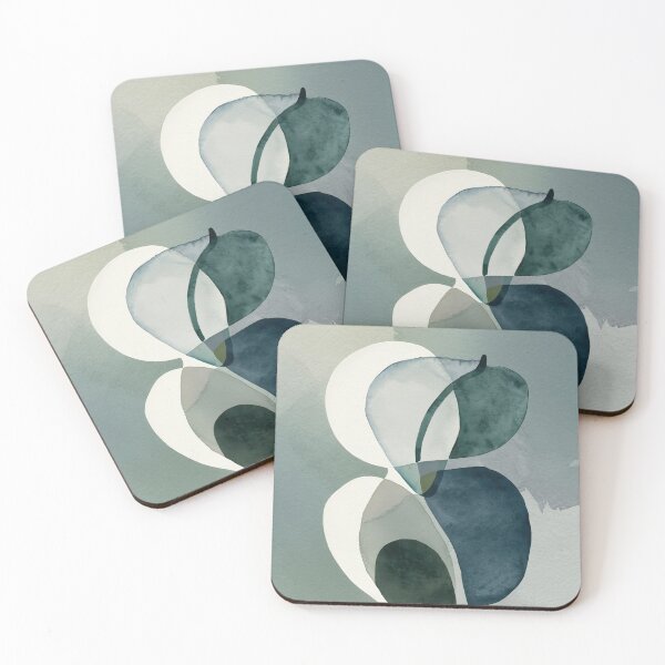 Item preview, abstract watercolor plant designed and sold by ururuty.