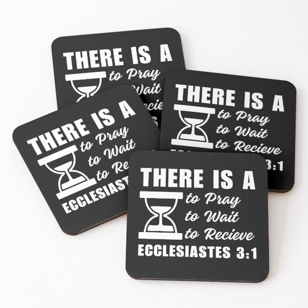 Item preview, Time for Everything, Ecclesiastes 3:1, white design. designed and sold by MoriaStore.