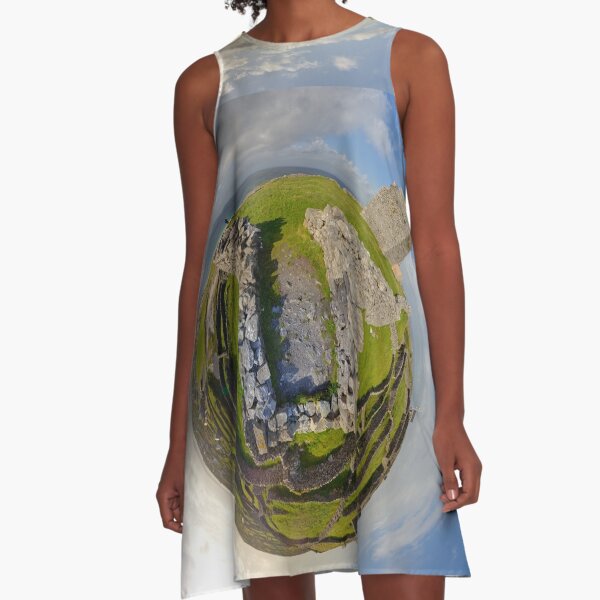 O'Brien Fort Inisheer, Aran Islands, Ireland A-Line Dress