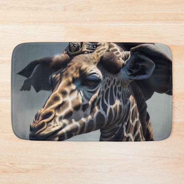 Item preview, Badass Giraffe portrait designed and sold by mikaws.