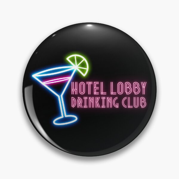 Item preview, Hotel Lobby Drinking Club designed and sold by SleepingFoxy.