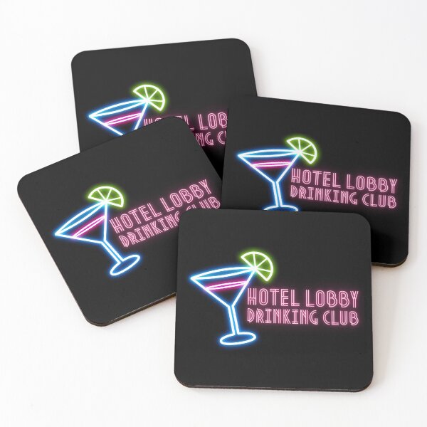 Item preview, Hotel Lobby Drinking Club designed and sold by SleepingFoxy.