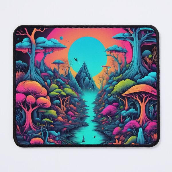 Item preview, Neon surrlealist landscape designed and sold by Raluk.