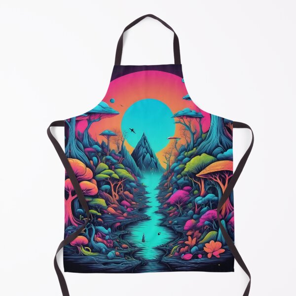 Item preview, Neon surrlealist landscape designed and sold by Raluk.