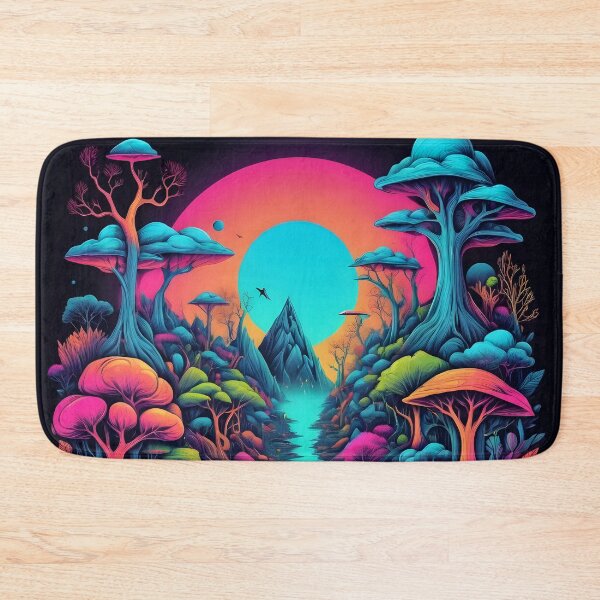 Item preview, Neon surrlealist landscape designed and sold by Raluk.