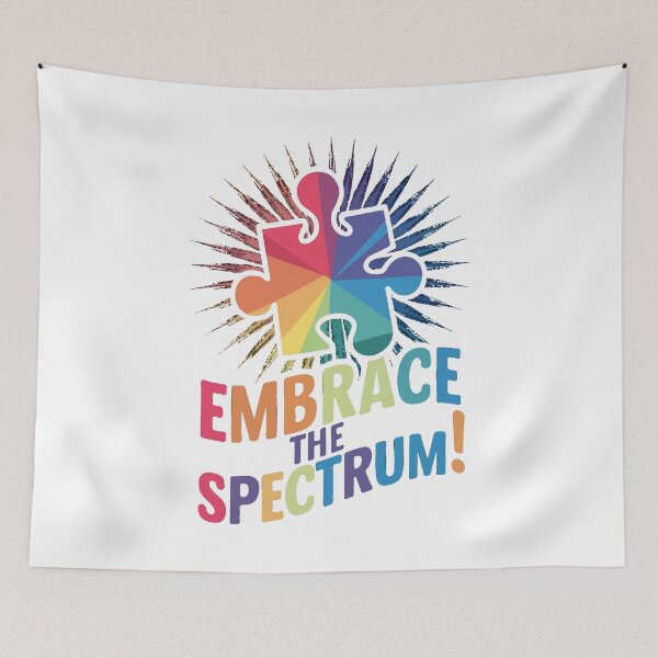 Item preview, EMBRACE THE SPECTRUM! Heartfelt Diversity designed and sold by SplashTastic.