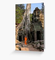 STRANGLER FIG - CAMBODIA Greeting Card