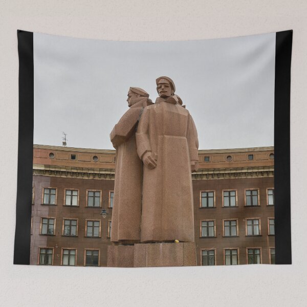 Item preview, Latvian riflemen monument. Riga 2024 designed and sold by Jouko Lehto Photography.